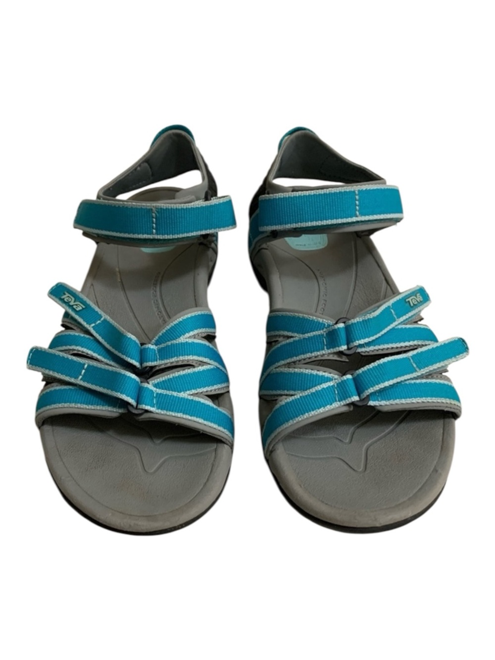 TEVA Tirra Walking Hiking Strappy Sandals Women’s Size 6 Algiers Blue Beach
